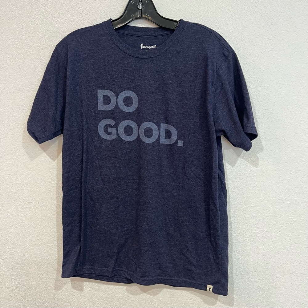Cotopaxi Men's Do Good T-Shirt in Maritime Blue Size Small - Picture 2 of 6